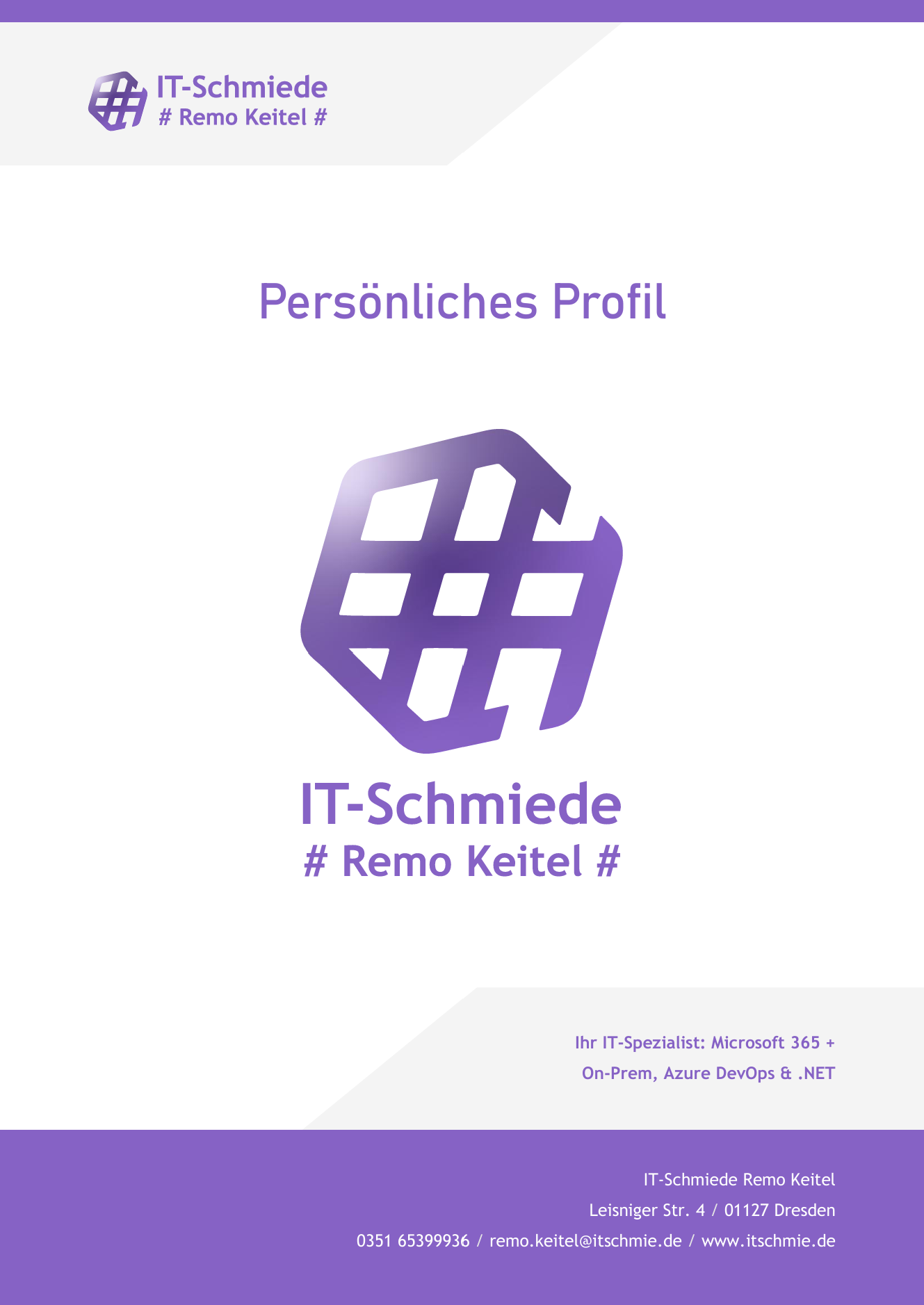 Persönliches Profil als PDF Persönliches Profil als PDF